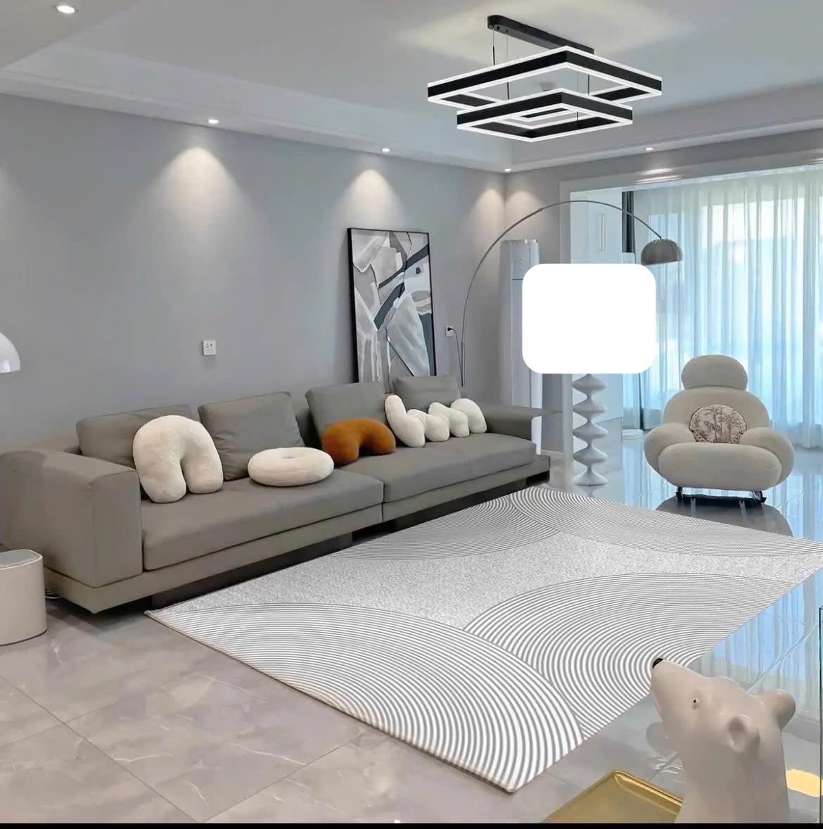 Thảm Trải Sàn Cừu Panama  - Size 1m6*2m3