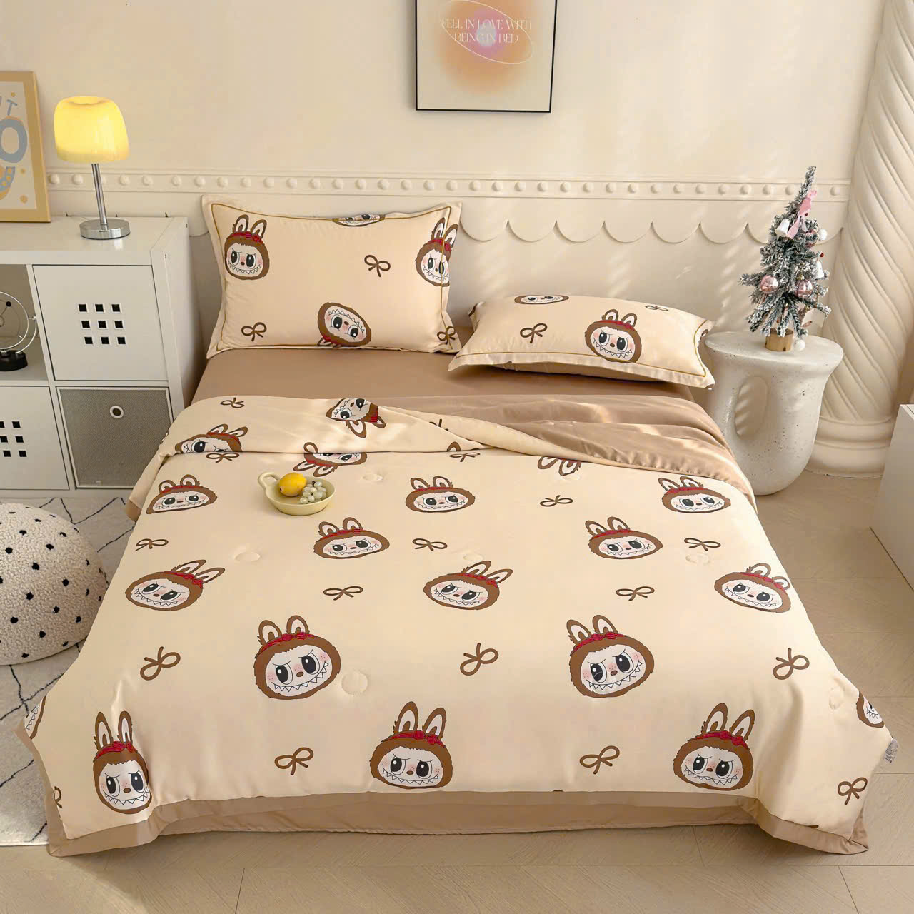 Bộ Chăn Ga Gối Hè Lụa Thái – Mát Lạnh Tự Nhiên, Mềm Mịn Chuẩn Cao Cấp