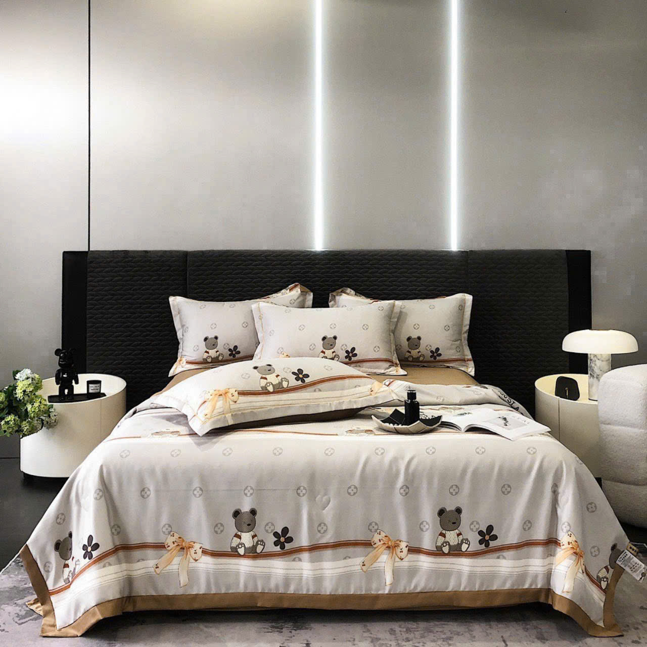 Bộ Chăn Ga Gối Hè Lụa Thái – Mát Lạnh Tự Nhiên, Mềm Mịn Chuẩn Cao Cấp