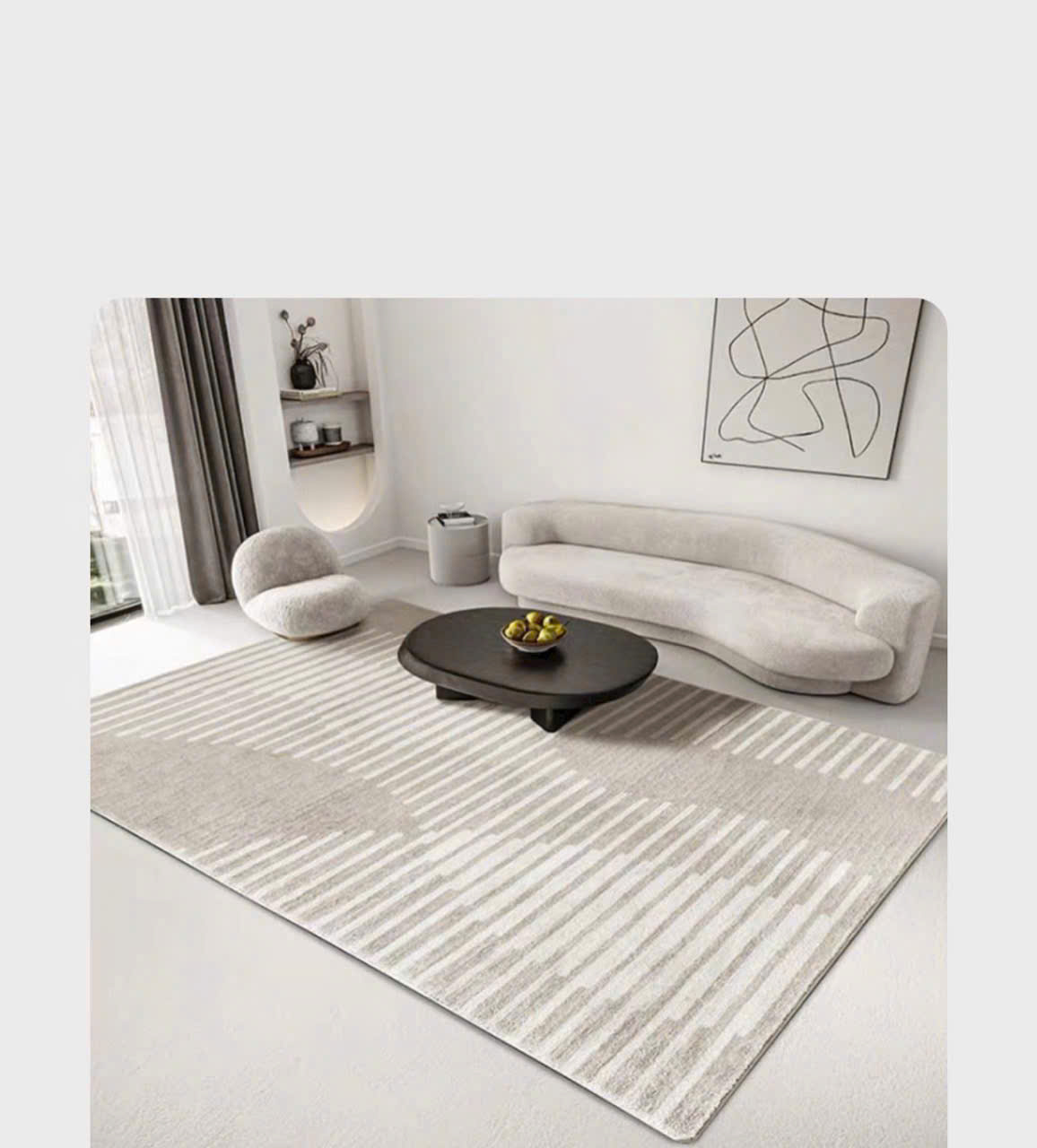 Thảm Trải Sàn Cừu Panama  - Size 1m6*2m3