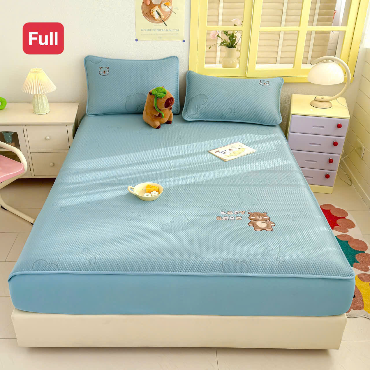 Chiếu Băng Lạnh Thêu CAPYBARA