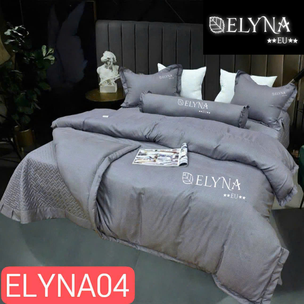 Bộ Chăn Ga Gối Lụa Cao Cấp Elyna Tencel 120S