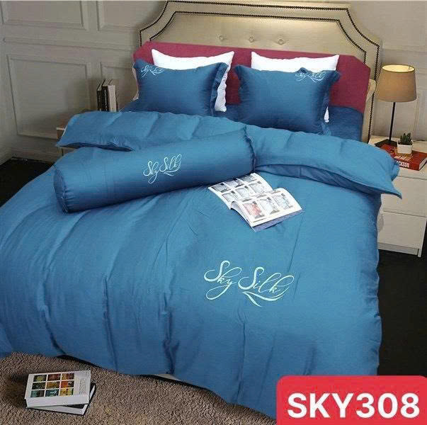 Bộ Chăn Ga Gối Lụa Cao Cấp Elyna Tencel 120S