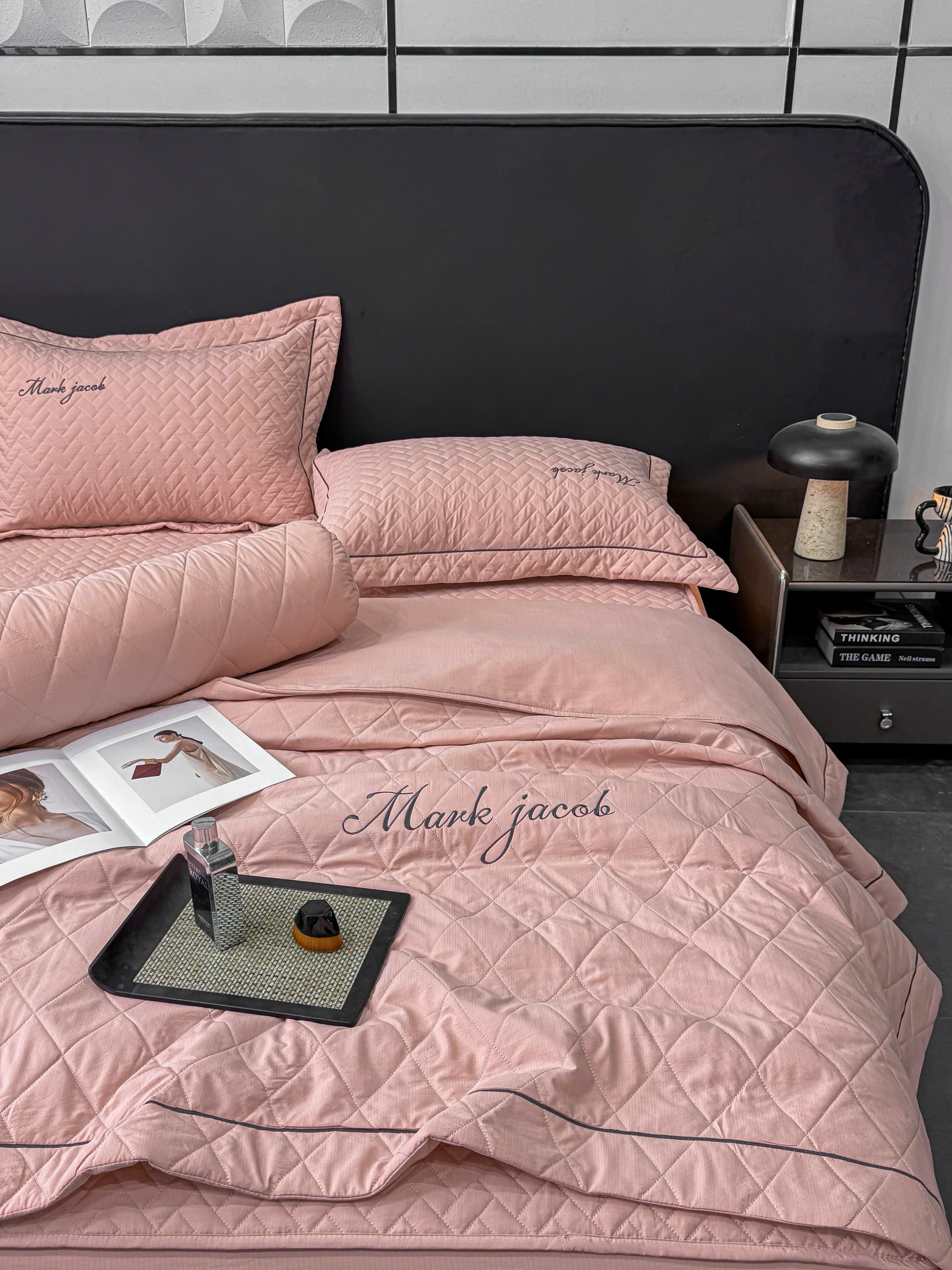 Bộ Chăn Ga Gối Mark Jacob Linen – Cotton Linen 3 Chiều Magnetic Cao Cấp