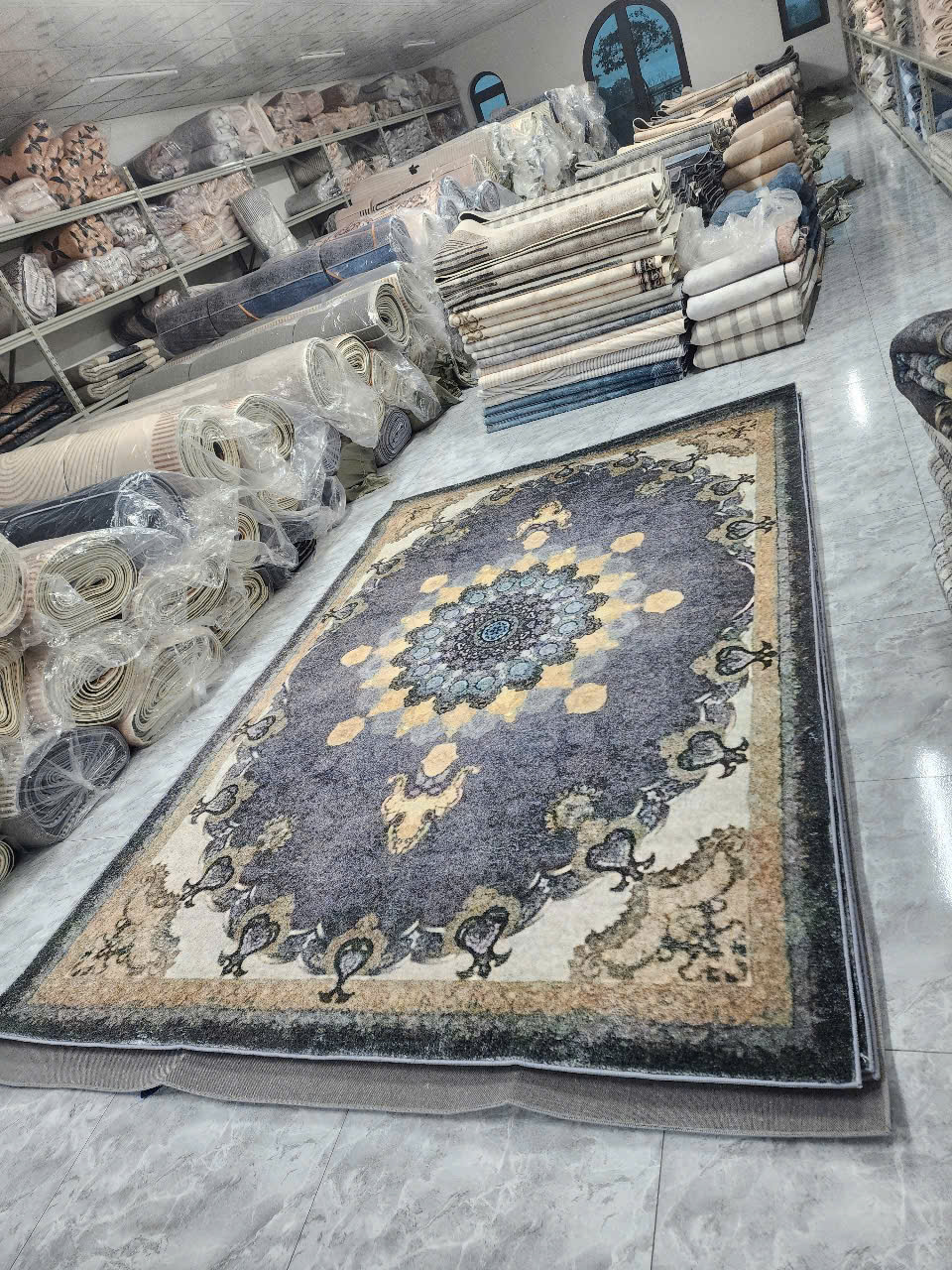 Thảm Trải Sàn Cừu Panama  - Size 1m6*2m3