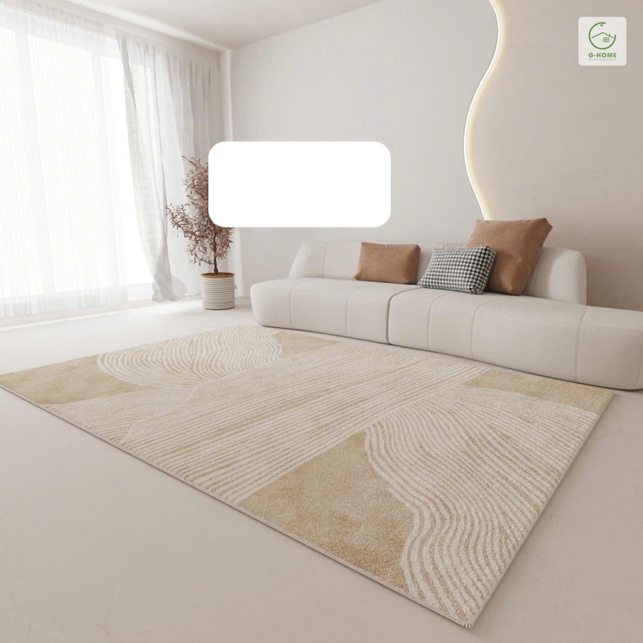 Thảm Trải Sàn Cừu Panama  - Size 1m6*2m3