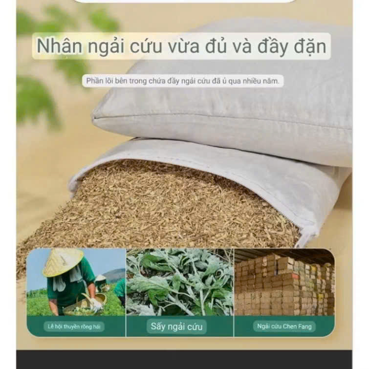 Gối ngải cứu đông y - Hàng nội địa Trung