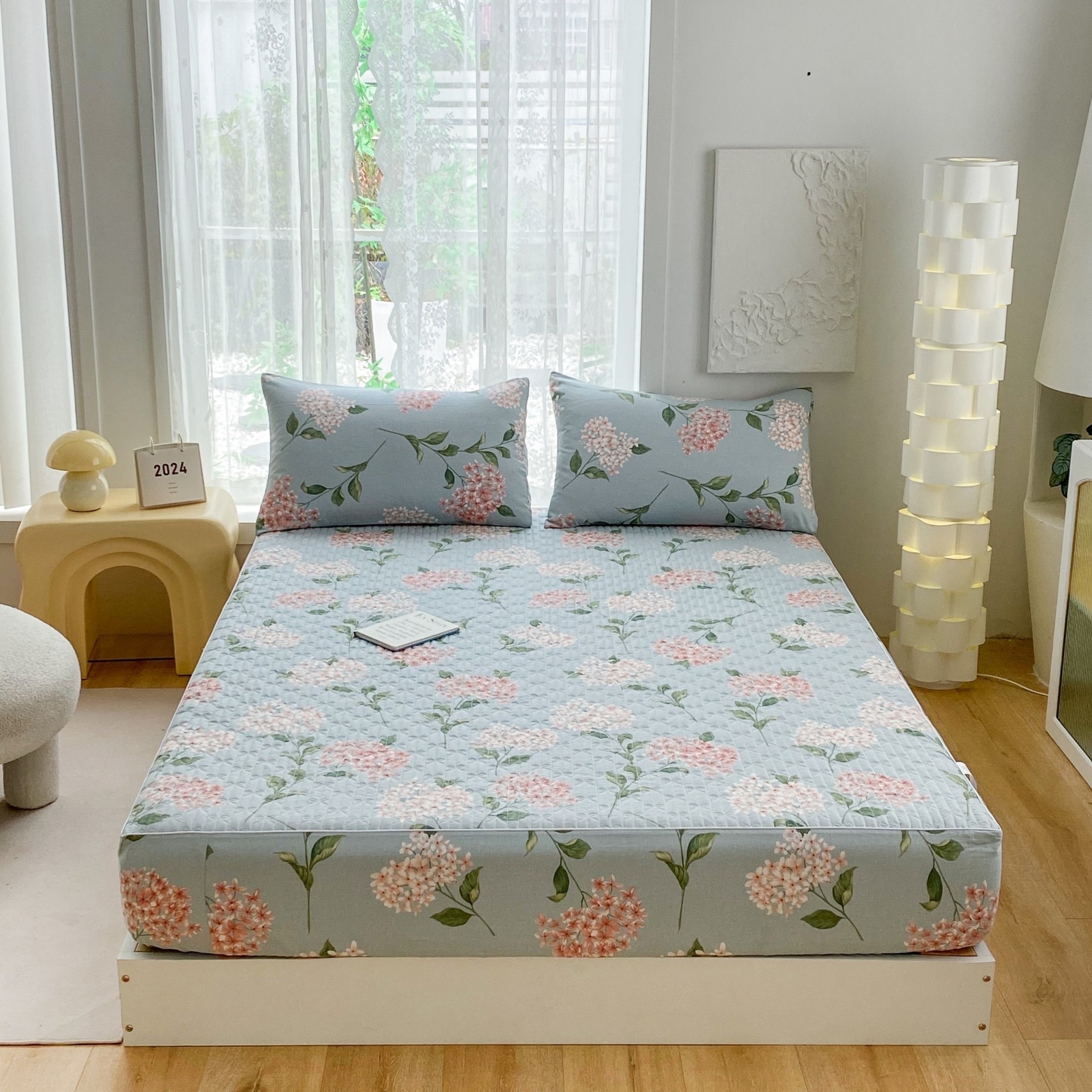 Bộ ga gối Cotton Organic trần bông