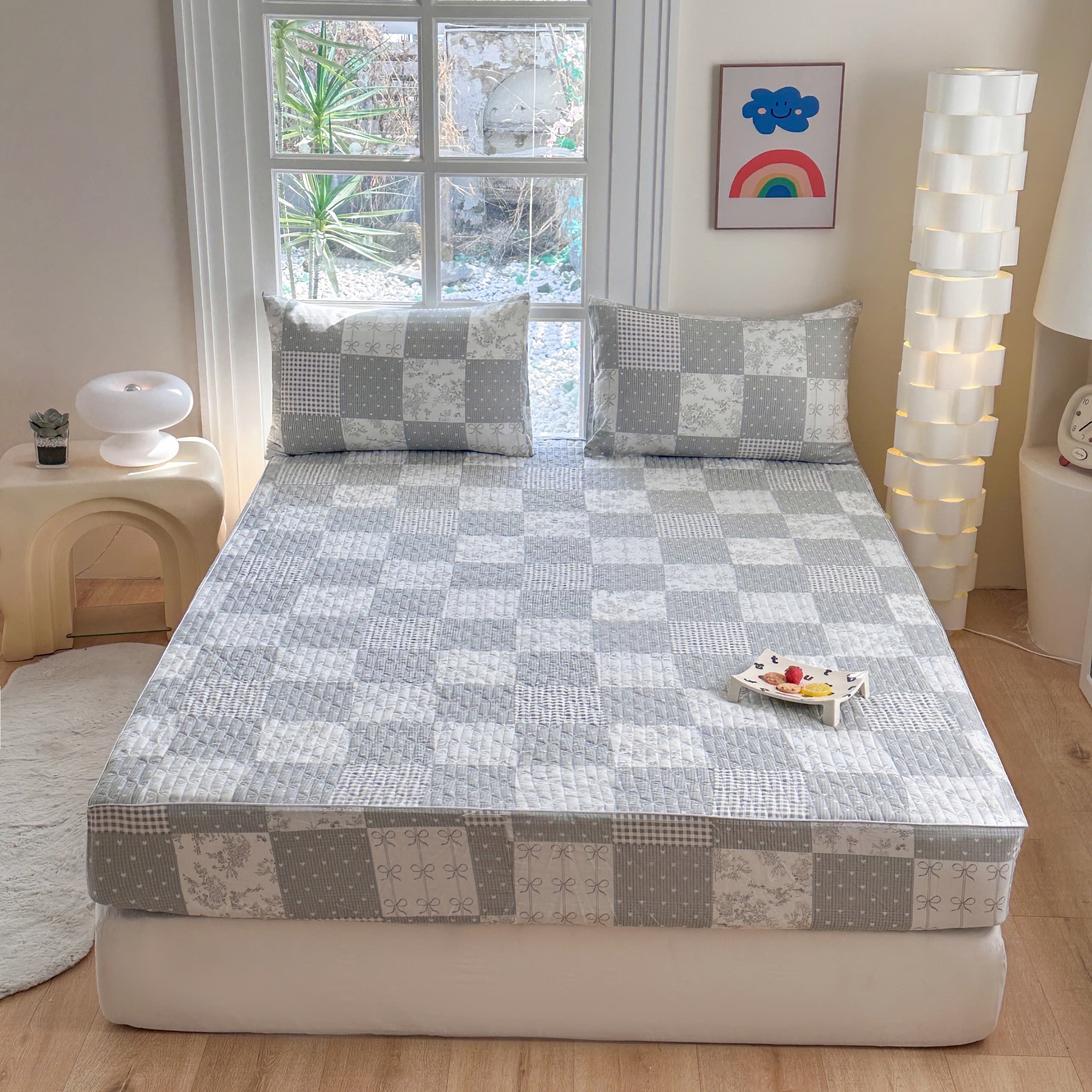 Bộ ga gối Cotton Organic trần bông