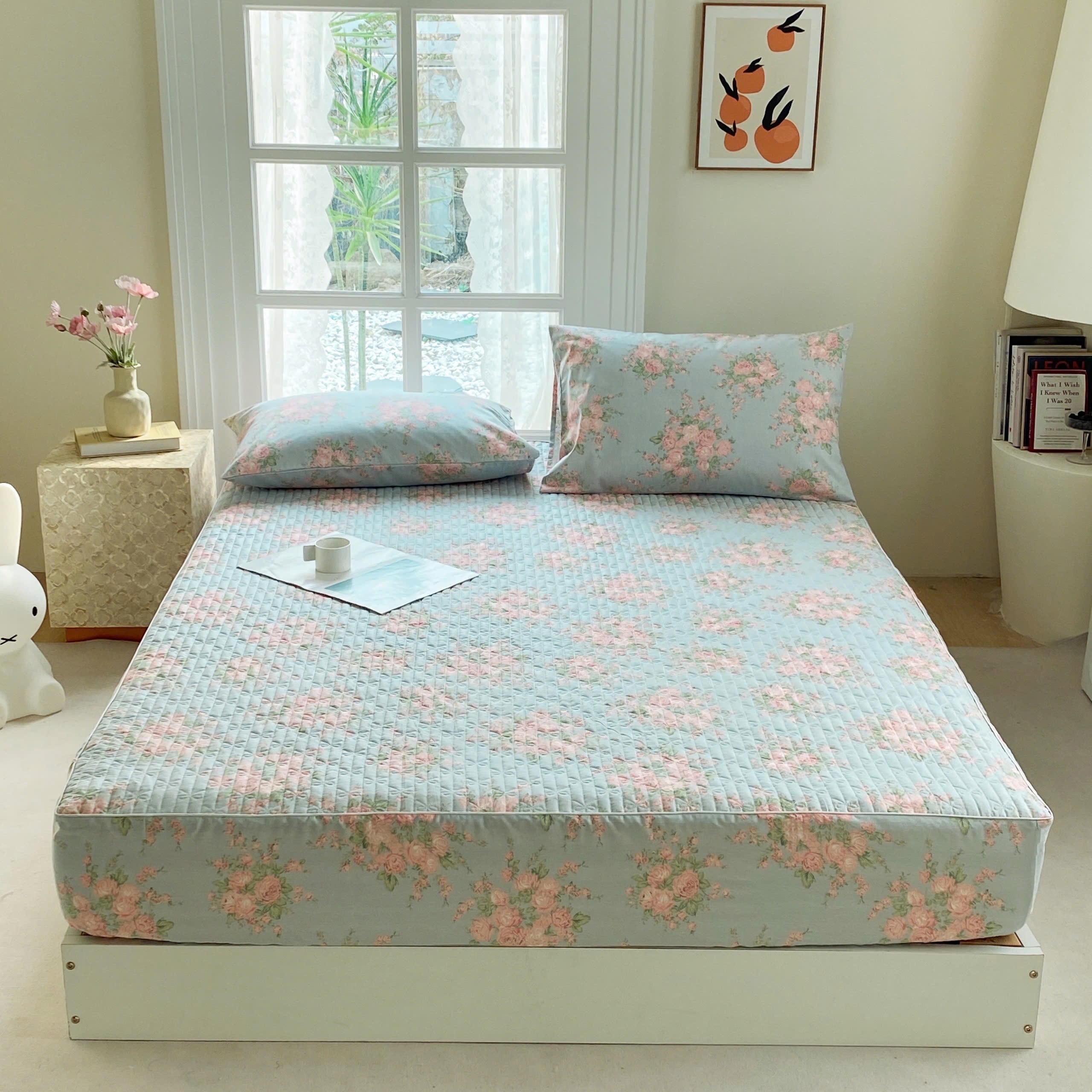 Bộ ga gối Cotton Organic trần bông