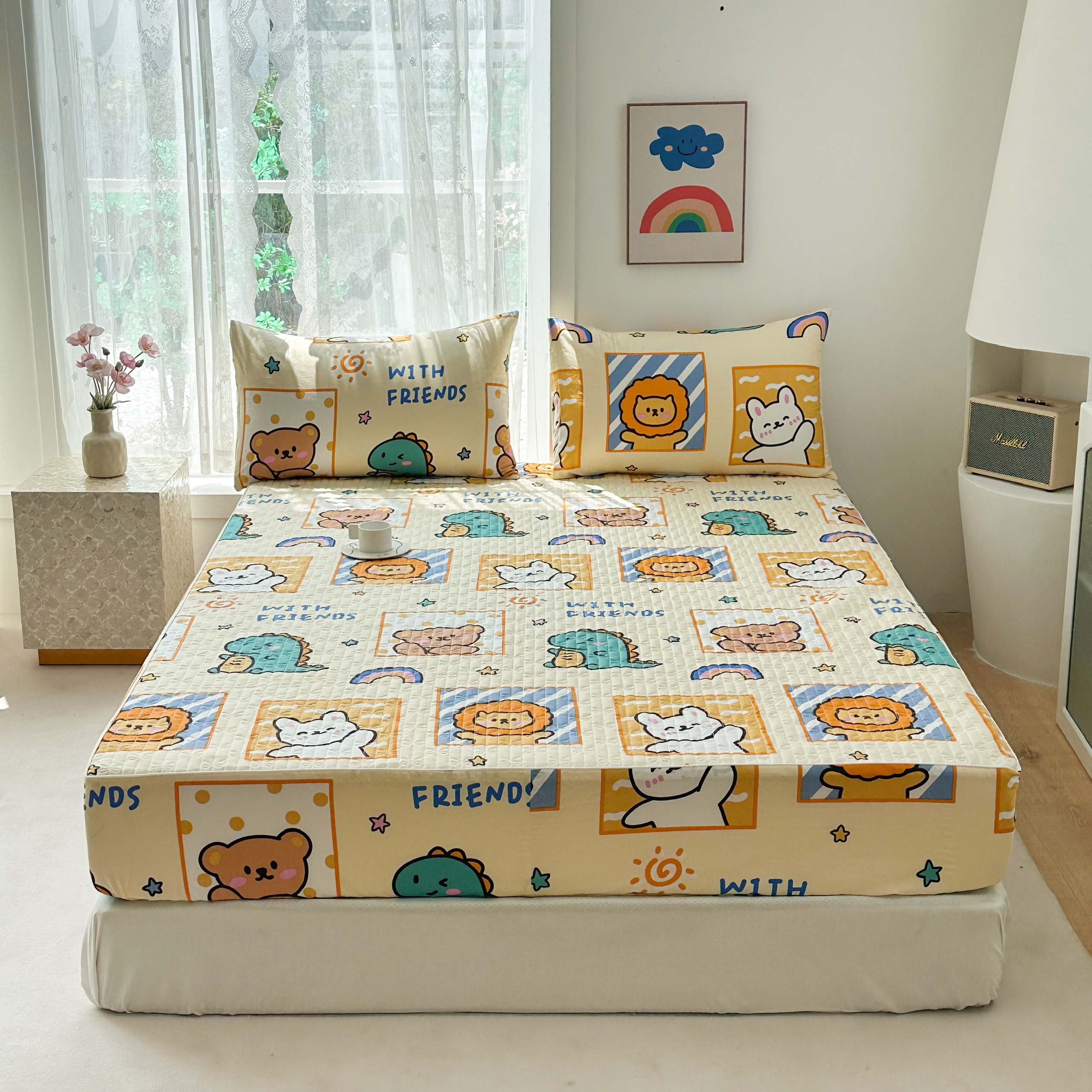 Bộ ga gối Cotton Organic trần bông