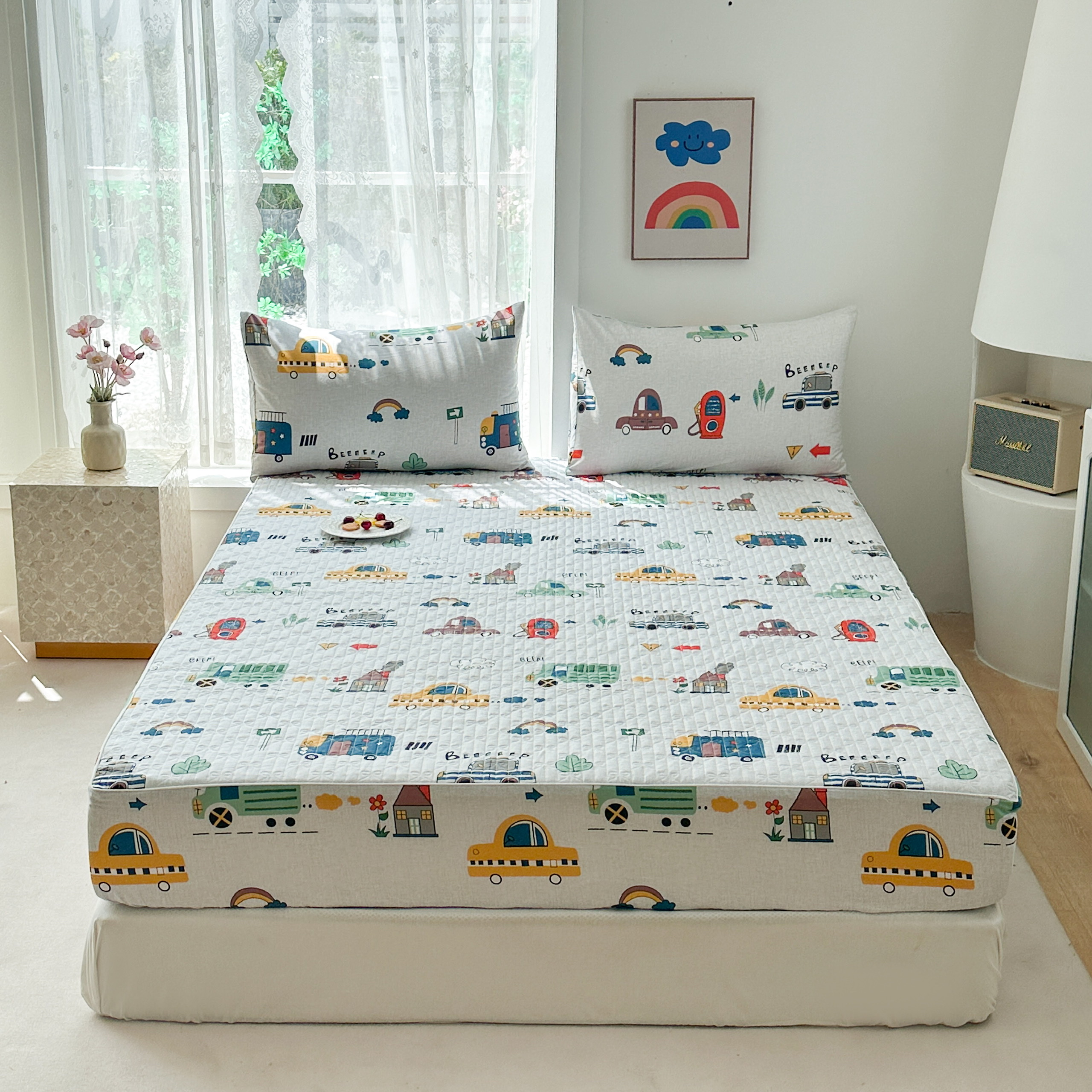 Bộ ga gối Cotton Organic trần bông