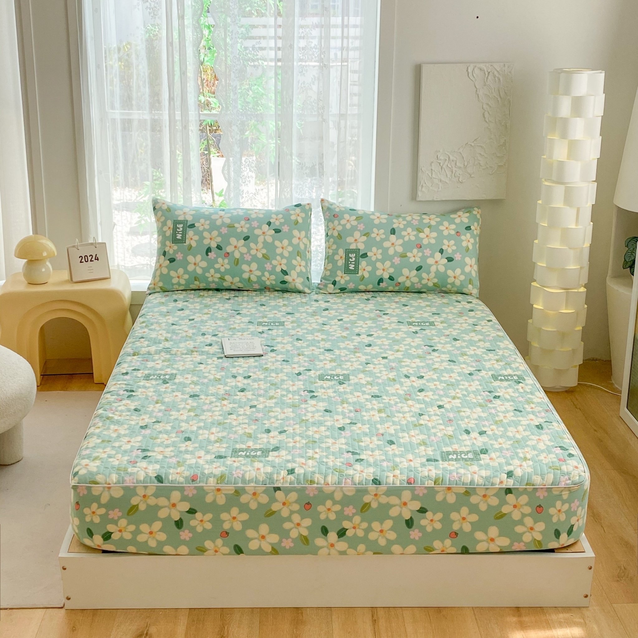 Bộ ga gối Cotton Organic trần bông