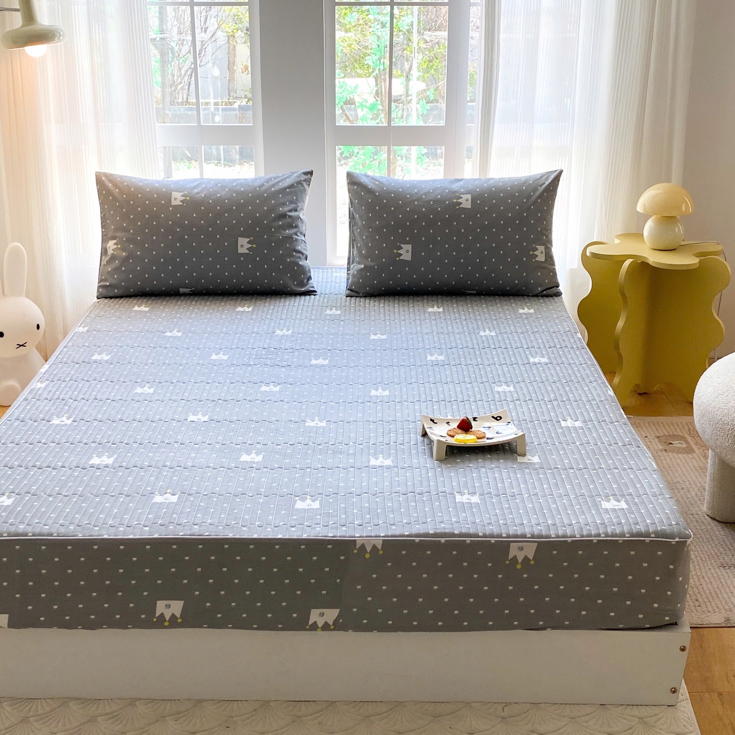 Bộ ga gối Cotton Organic trần bông