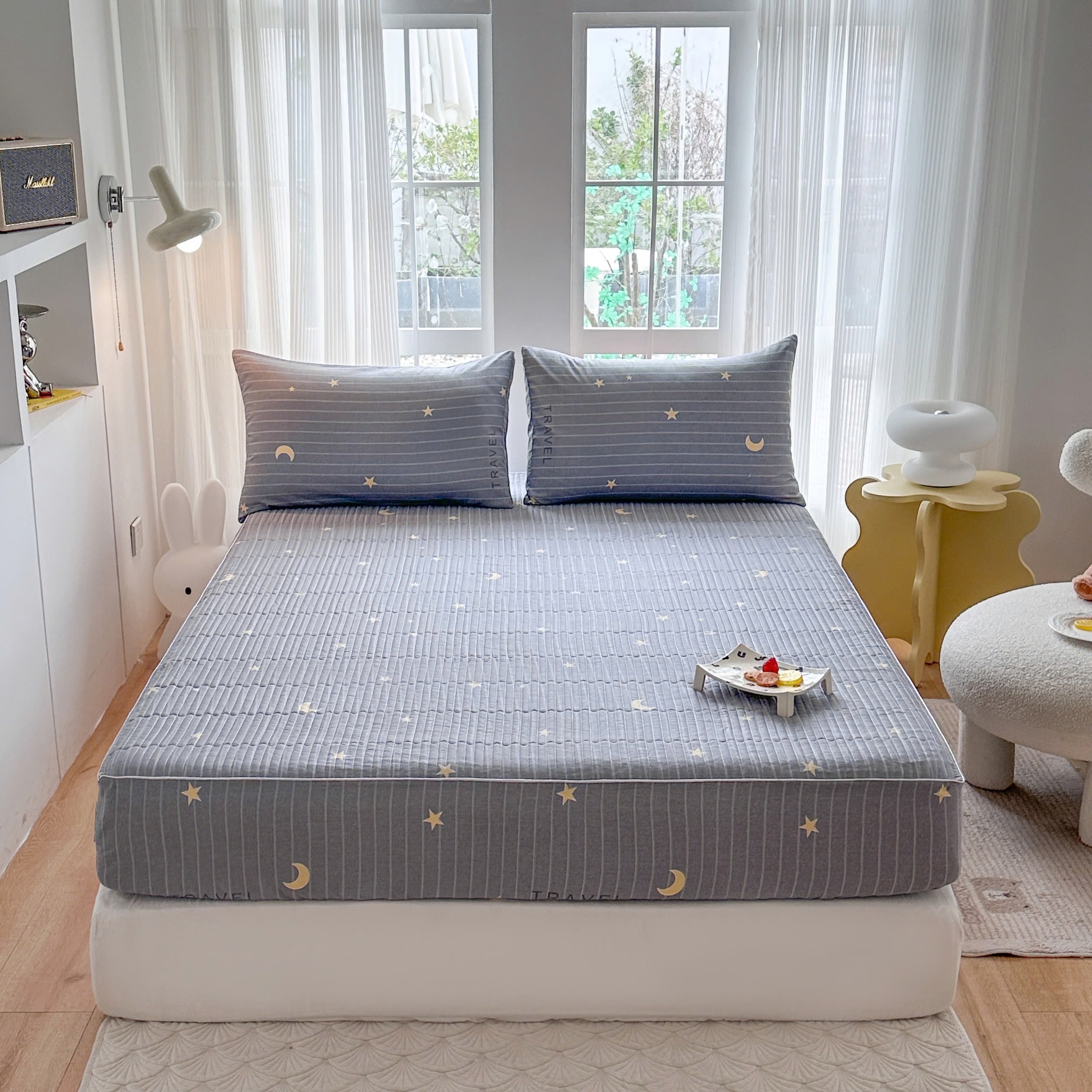 Bộ ga gối Cotton Organic trần bông