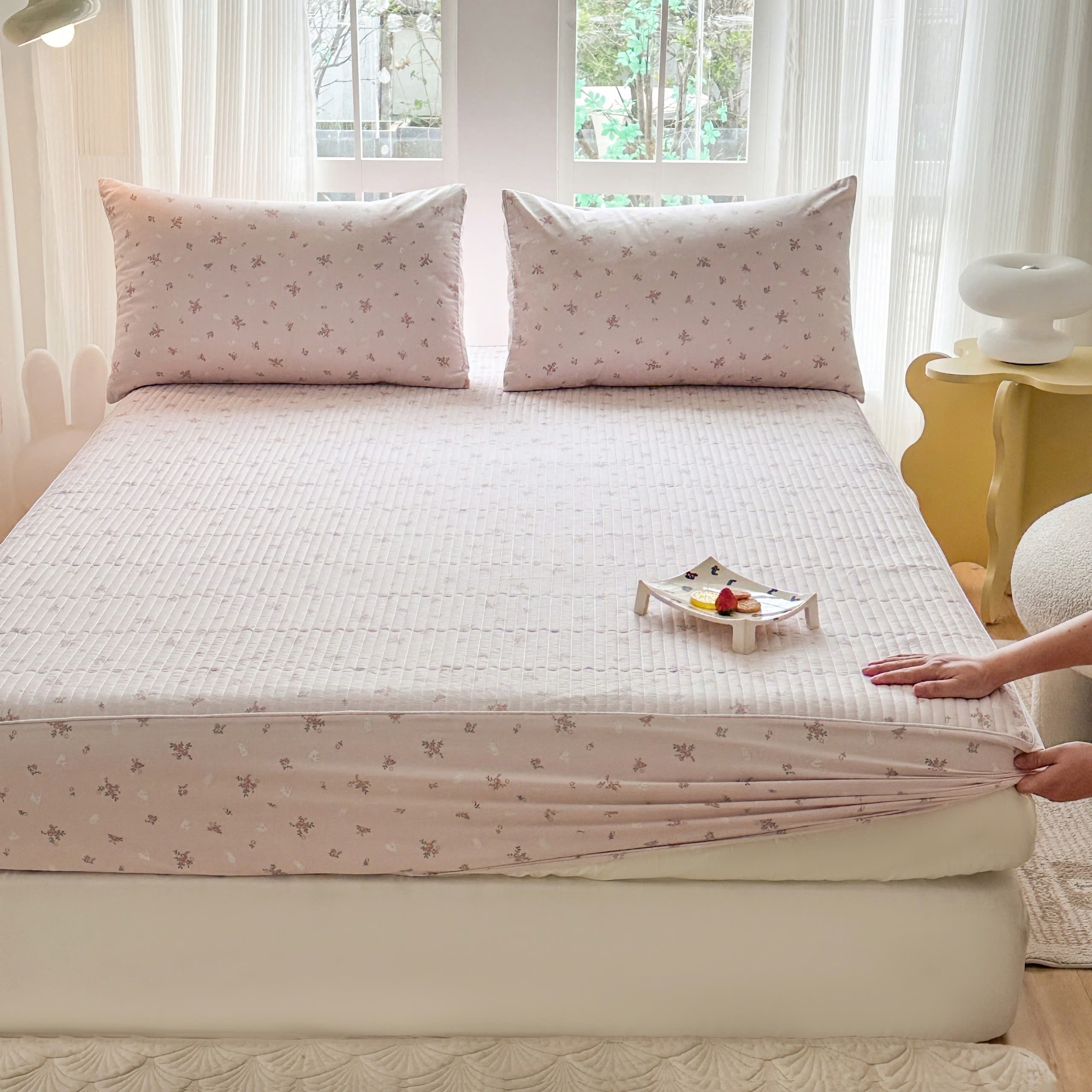 Bộ ga gối Cotton Organic trần bông