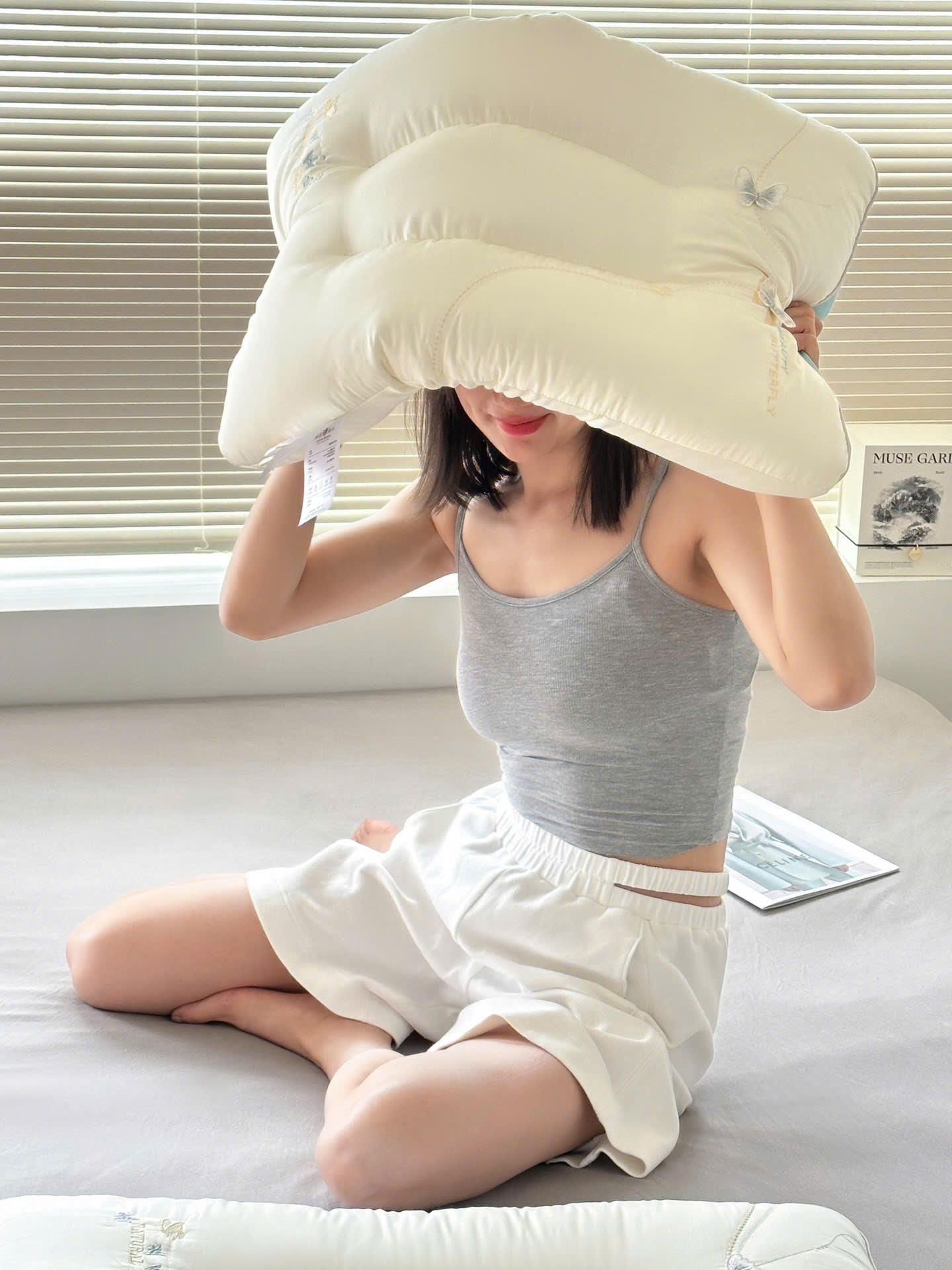 Ruột gối Tencel Thêu Lõi Bông Tơ Tằm Cao Cấp