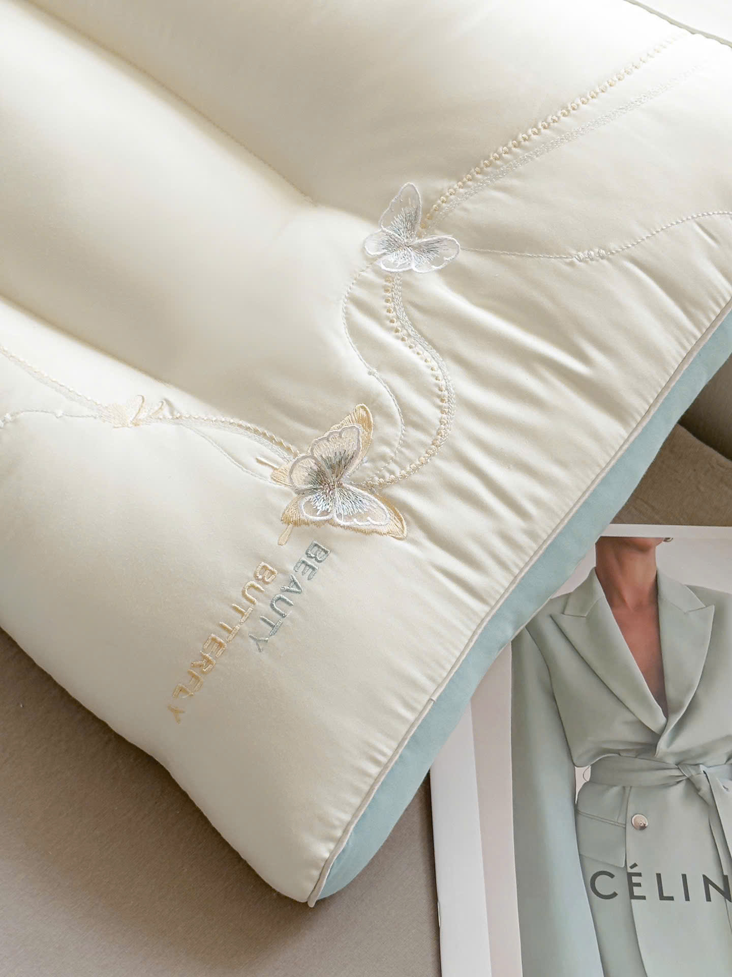 Ruột gối Tencel Thêu Lõi Bông Tơ Tằm Cao Cấp