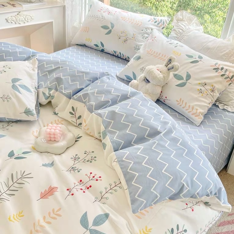 Bộ chăn ga gối Cotton Organic Hàn Quốc