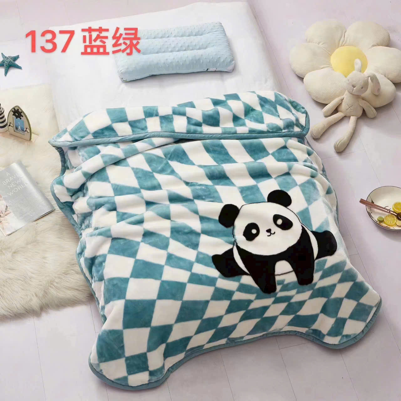 Chăn Siêu Tuyết TE 1,2kg, size 110*140cm – Nhẹ Nhàng, Ấm Áp Cho Bé