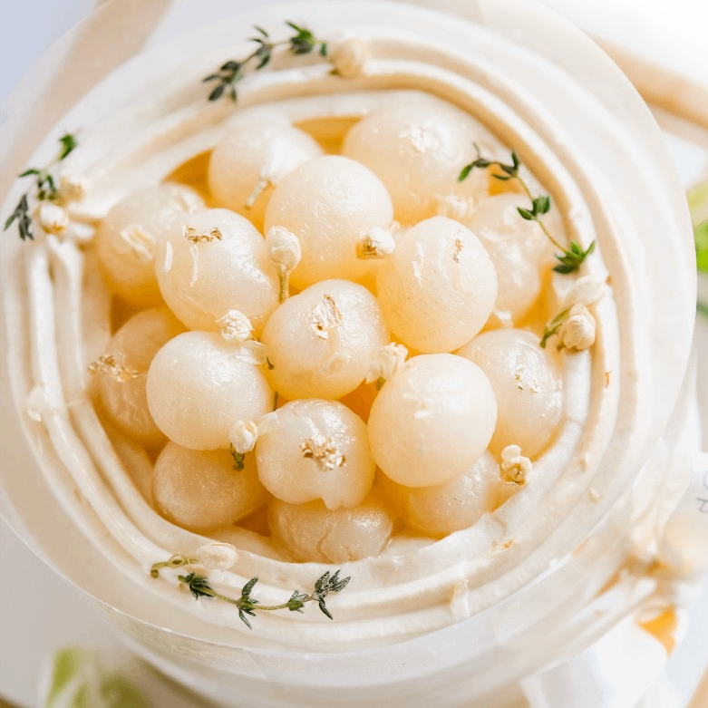 Bánh Sinh Nhật Nhãn Nhài 16cm - Longan Jasmine Tea Birthday Cake 16cm