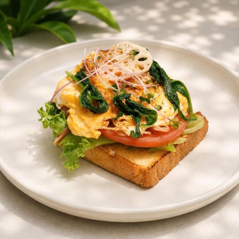 Bánh mì bơ mềm Trứng LÀ LÁ - LÀ LÁ Veggie Egg Brioche Sandwich