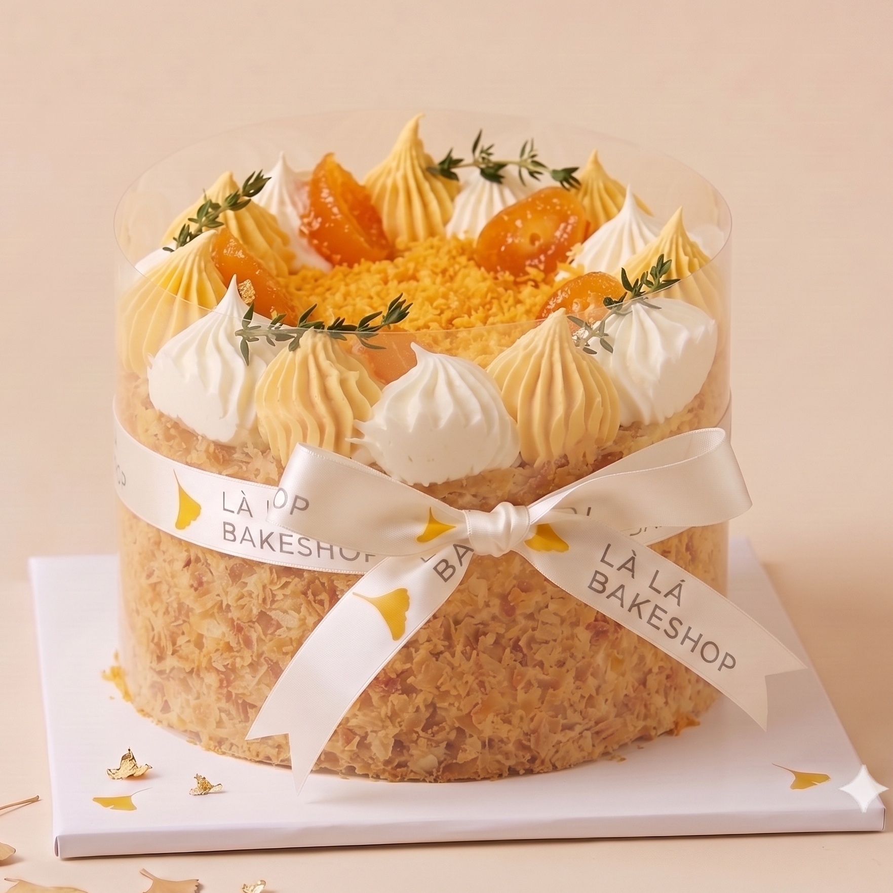 Bánh Sinh Nhật Trứng Muối 16cm - Salted Egg Birthday Cake 16cm