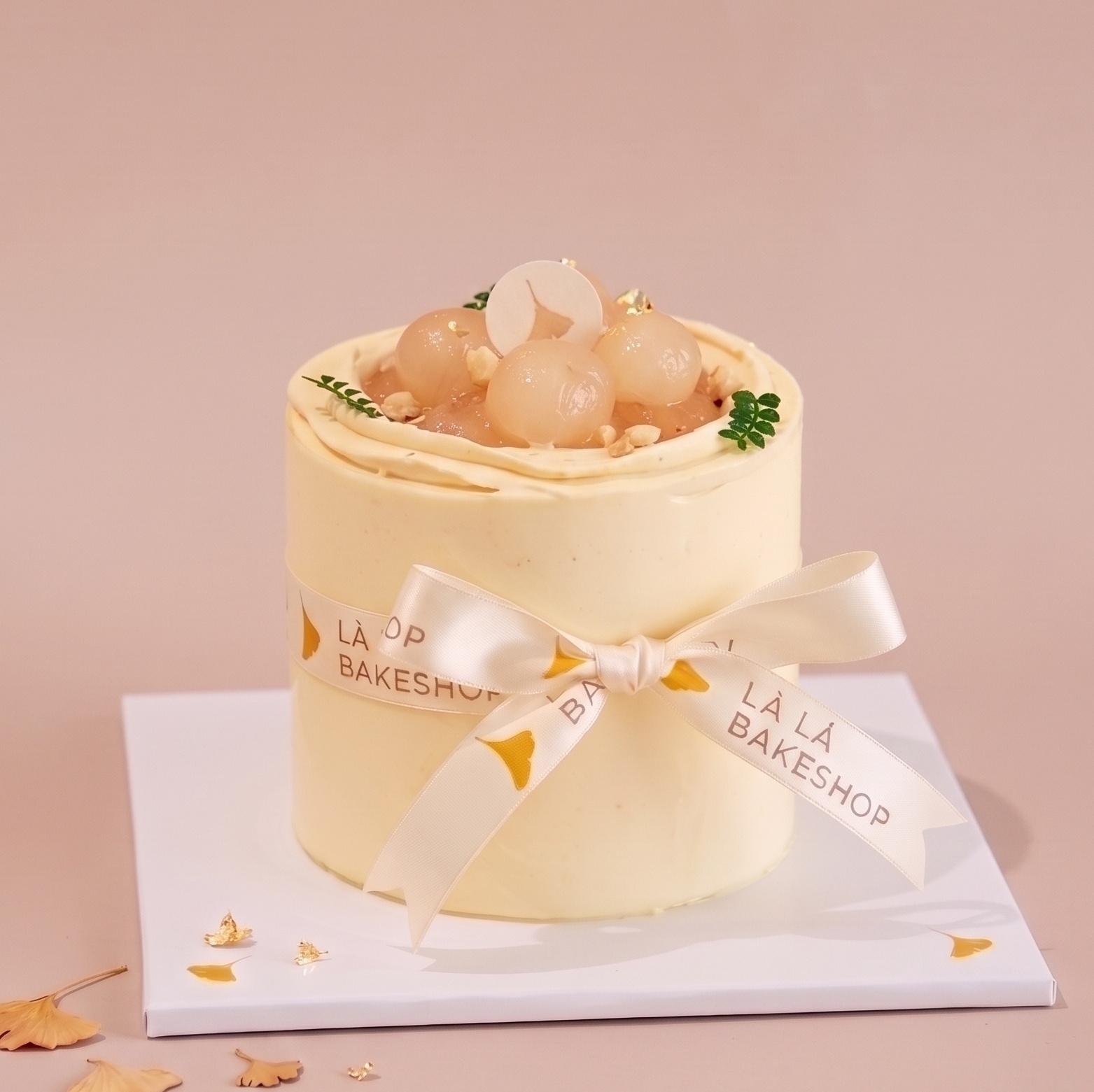 Bánh Sinh Nhật Nhãn Lài 10cm - Longan Jasmine Tea Birthday Cake 10cm