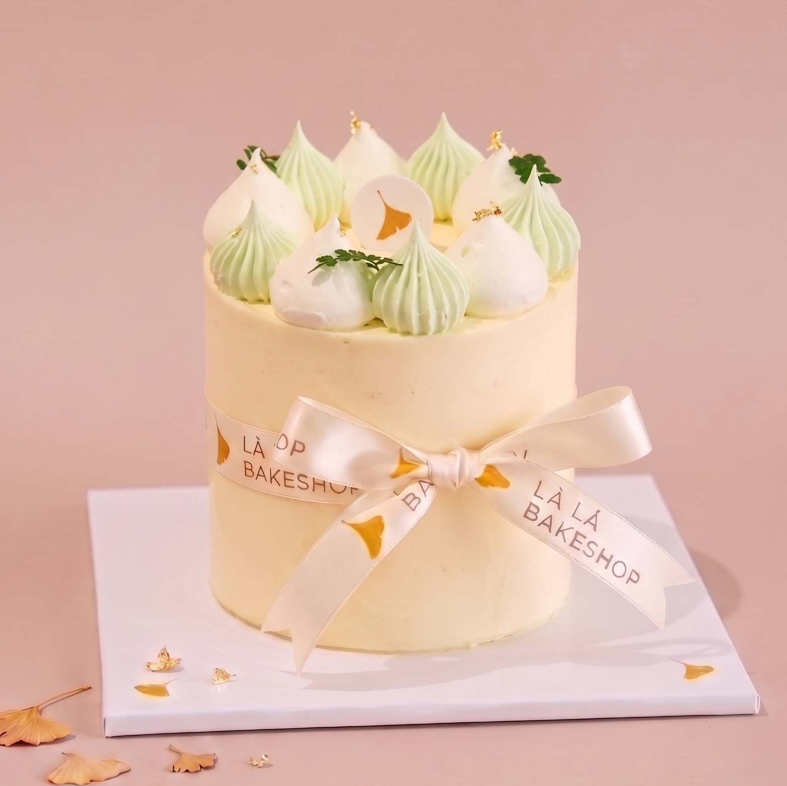 Bánh Sinh Nhật Xôi Dừa Lá Dứa 10cm - Pandan Coconut Sticky Rice Birthday Cake 10cm