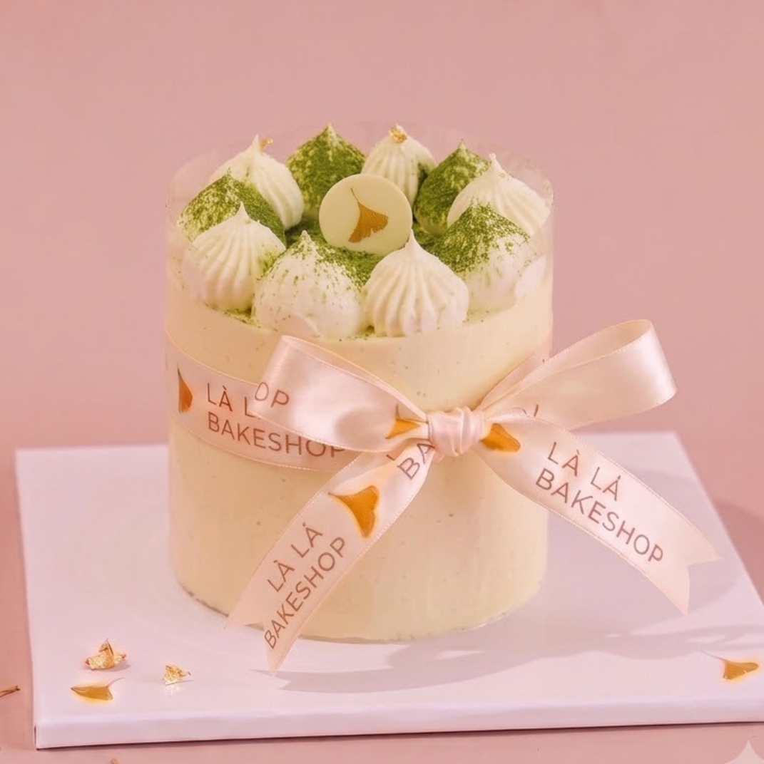 Bánh Sinh Nhật Tiramisu Matcha Lá Dứa 10cm - Matcha Pandan Tiramisu Birthday Cake 10cm