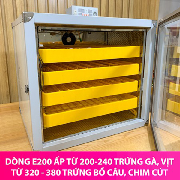 Máy ấp trứng cao cấp Ánh Dương E100 – E200 chính hãng 2023