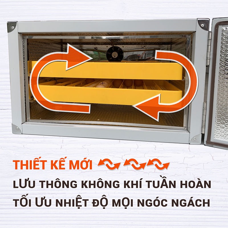 Máy ấp trứng Ánh Dương E100 chính hãng