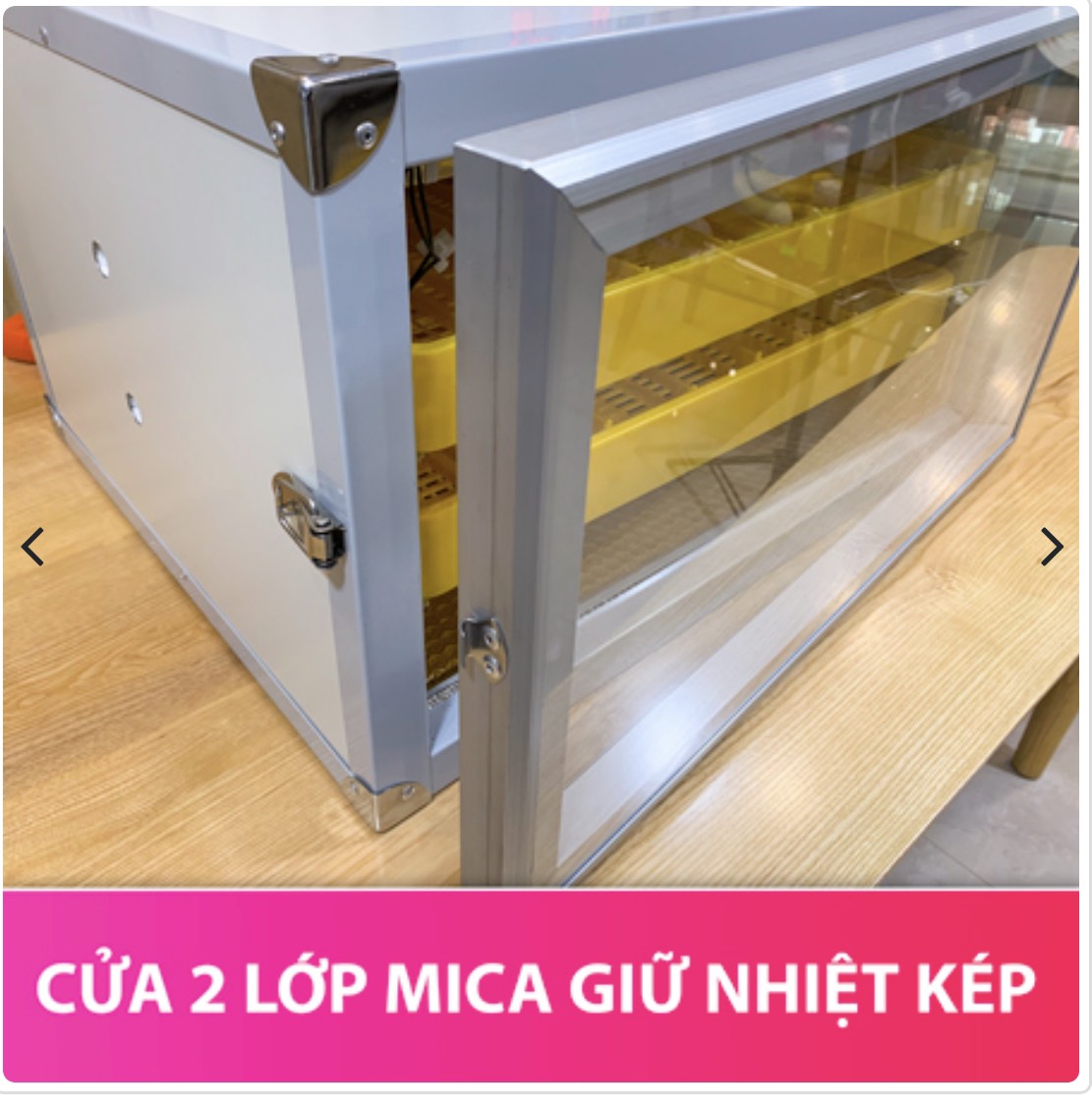 Máy ấp trứng Ánh Dương E100 chính hãng