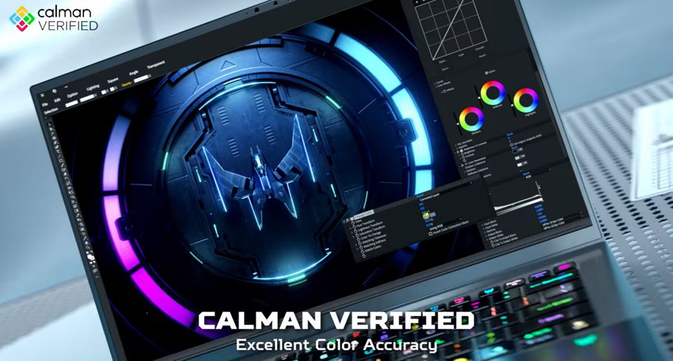 Chứng nhận Calman Verified về độ hiển thị màu sắc chuẩn xác