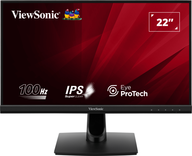 Màn hình máy tính ViewSonic VA2214-H, 21.5" FHD IPS 100Hz, VGA, HDMI 1.4, 3Y WTY (Model: VS20078)_VA2214-H