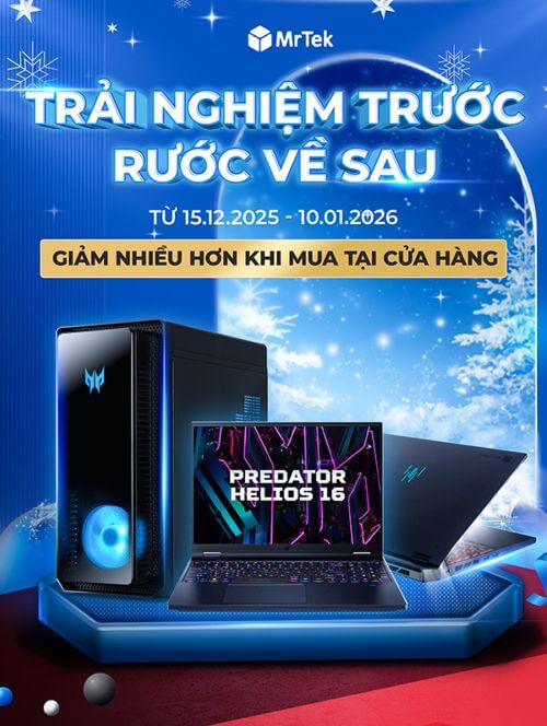 Mua laptop bất kỳ, nhận ngay lì xì