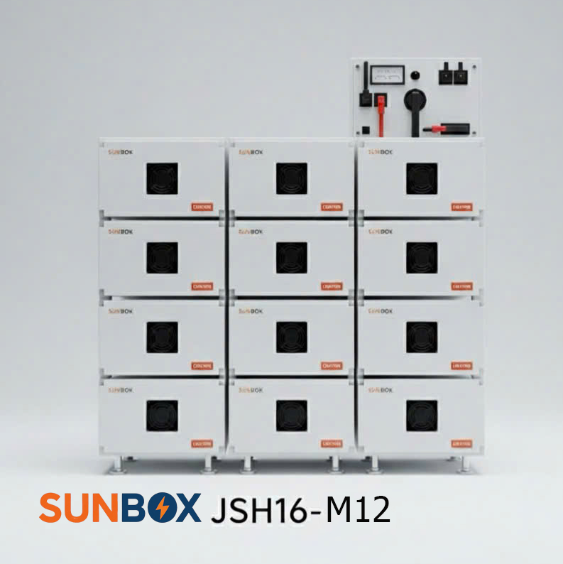 Pin lưu trữ áp cao SUNBOX M12 192 kWh – Chính hãng