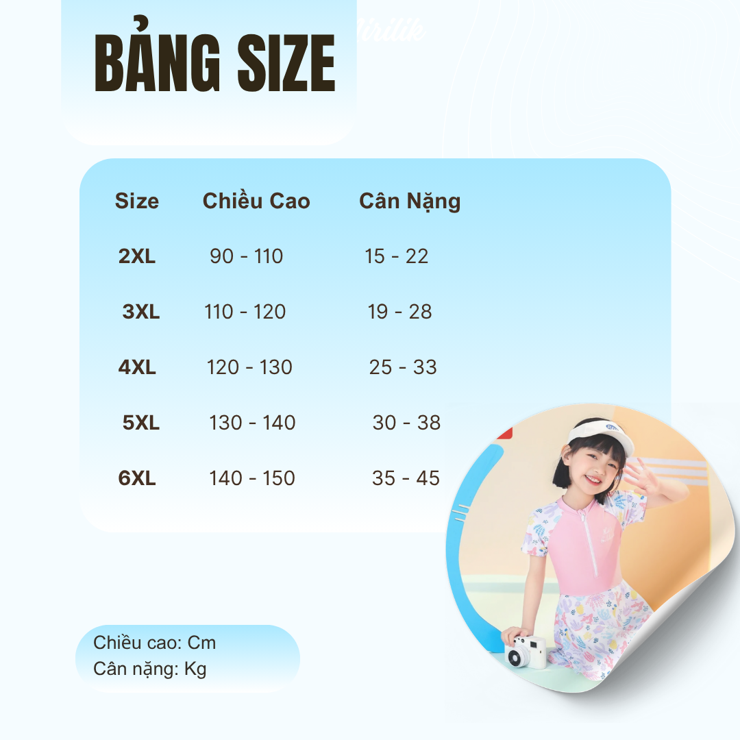 Đầm bơi liền thân bé gái tay ngắn màu tím Pastel váy bơi YUKE họa tiết cầu vồng dễ thương Mirilik