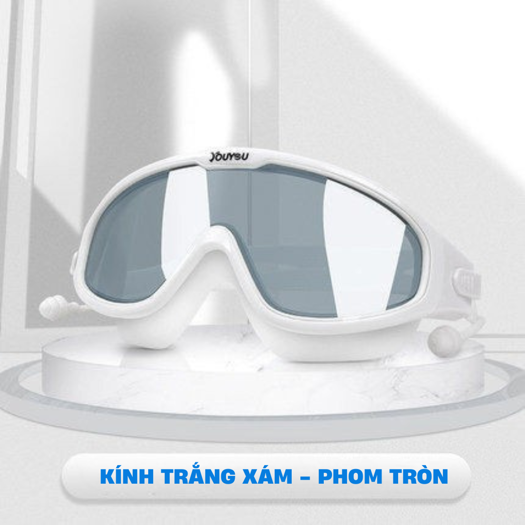 Kính bơi người lớn khung rộng dễ quan sát, chống mờ sương, chống thấm nước YOUYOU - Yuripromax