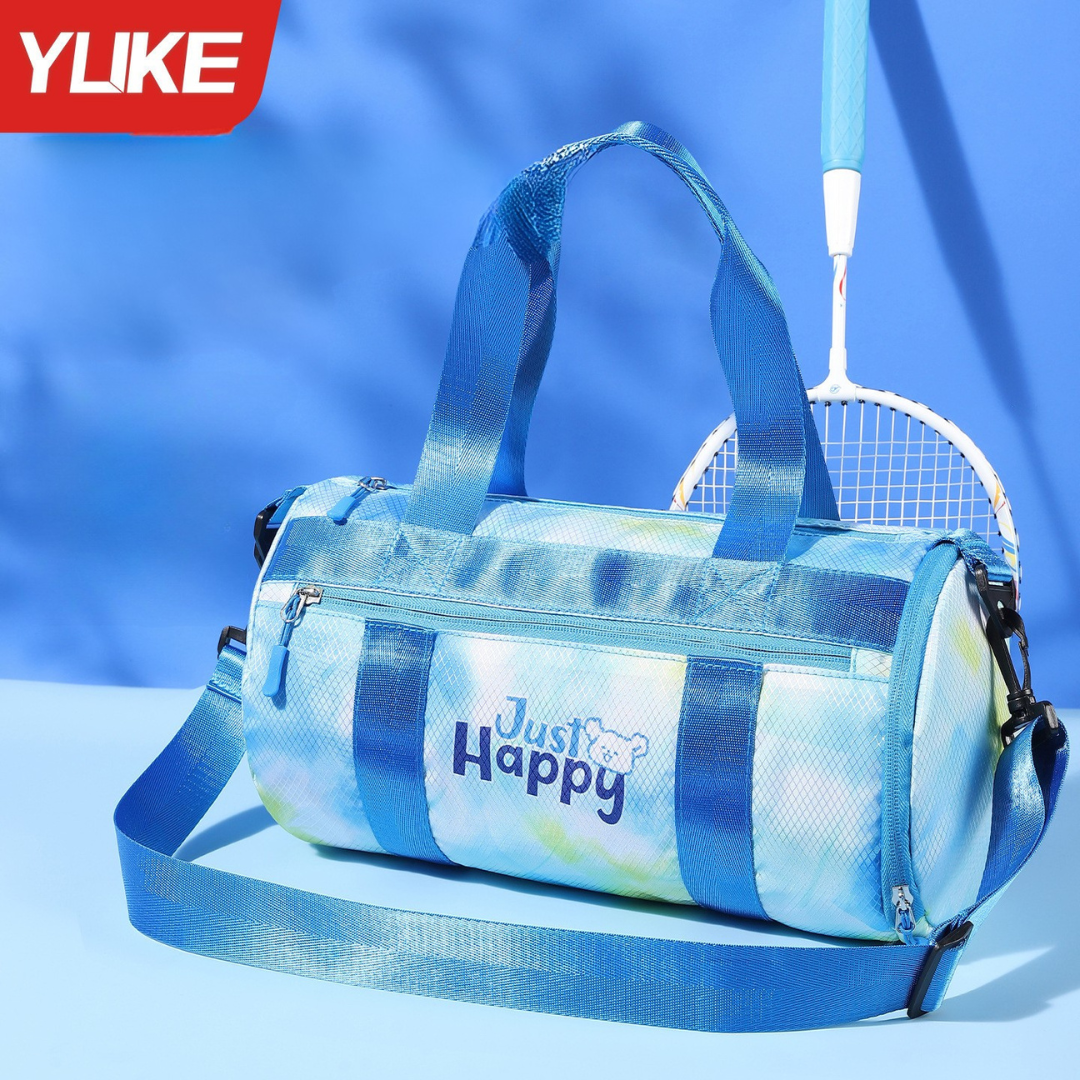 Túi đi bơi đựng đồ bơi có ngăn đựng đồ ướt đồ khô cho bé gái hiệu YouYou màu hồng tím Yuripromax