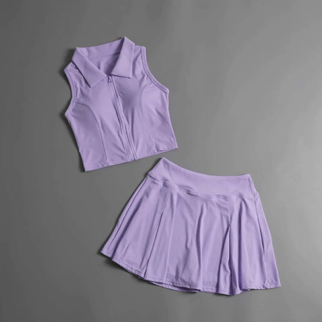 Váy tennis pickleball golf thể thao nữ áo bra mút đúc MIRILIK hàng chuẩn Váy thể thao thời trang