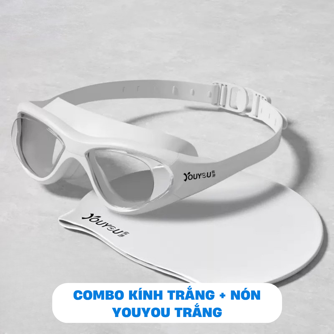Kính bơi người lớn nam nữ hiệu YouYou thời trang mới nhất chống mờ sương kín nước