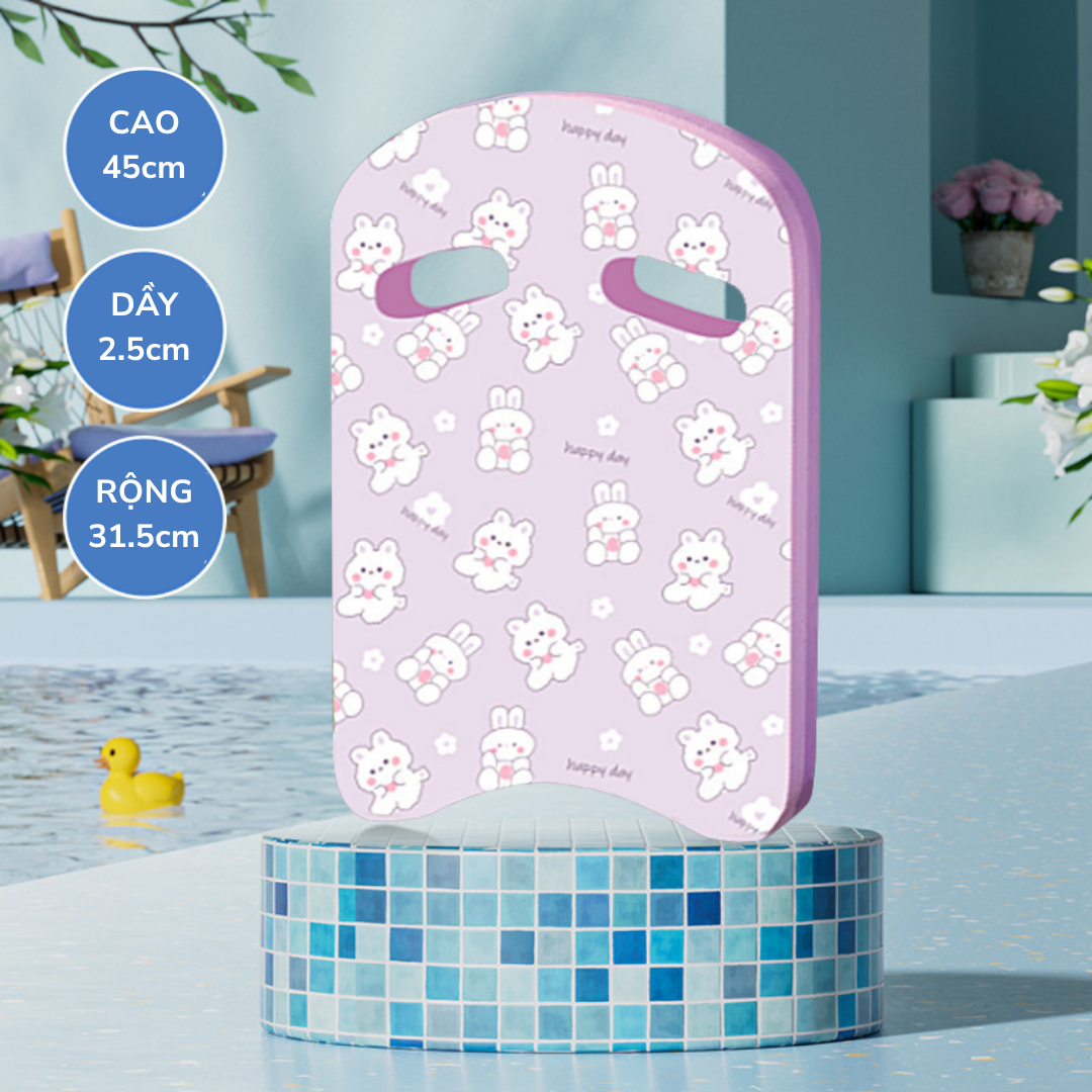 Phao bơi ván tập bơi trẻ em phao lưng bơi lội chính hãng YOU YOU hình pony, khủng long Mirilik House