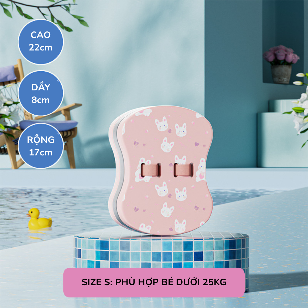 Phao bơi ván tập bơi trẻ em phao lưng bơi lội chính hãng YOU YOU hình pony, khủng long Mirilik House