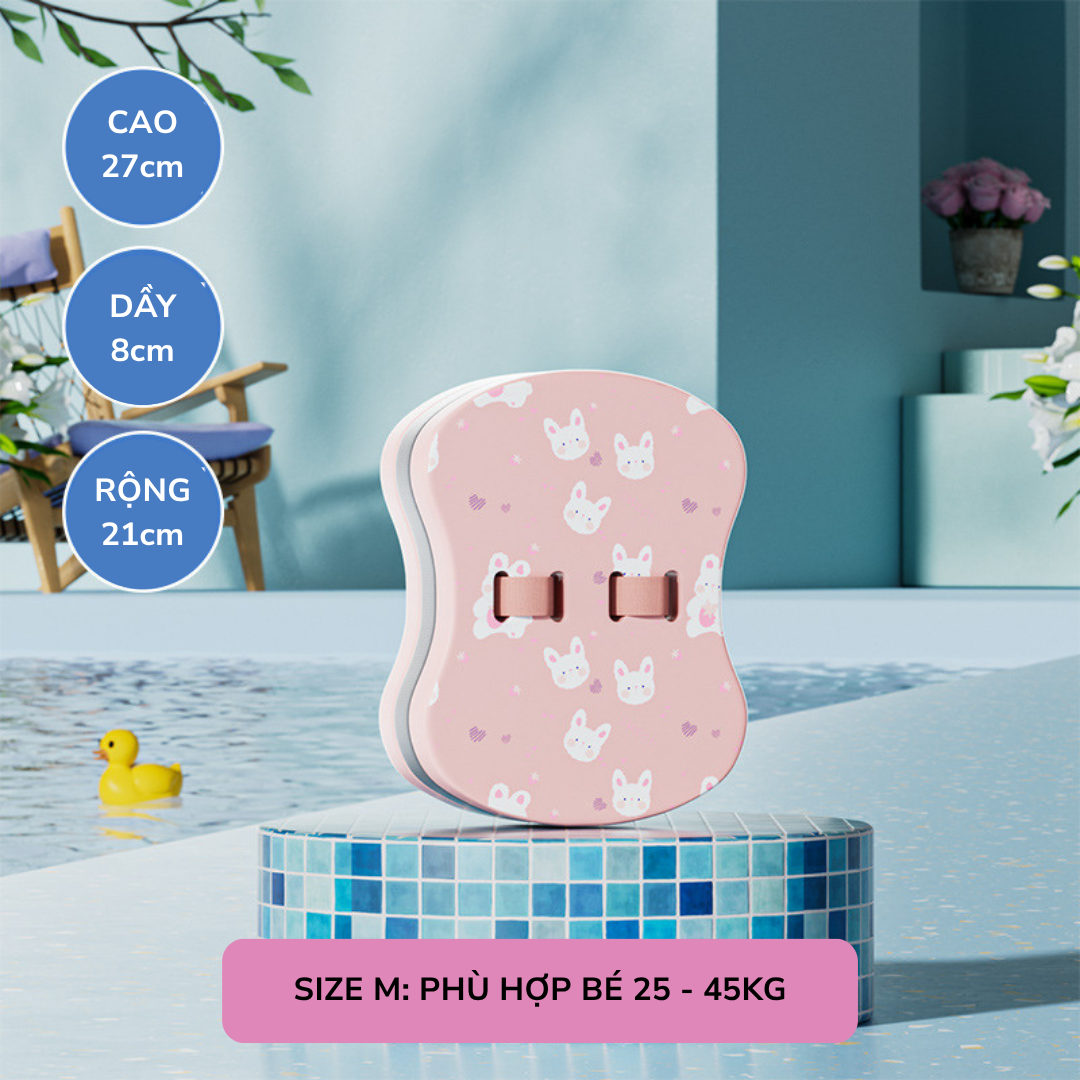 Phao bơi ván tập bơi trẻ em phao lưng bơi lội chính hãng YOU YOU hình pony, khủng long Mirilik House