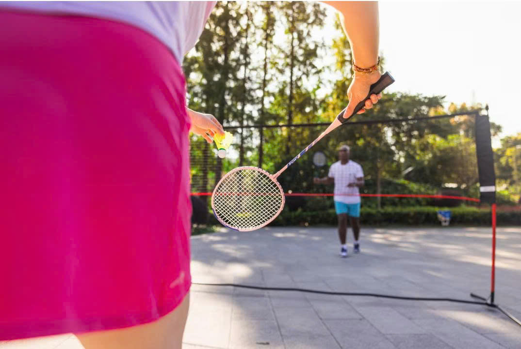 Vợt cầu lông khung nhôm cán thép người lớn nam nữ Unisex BR130 Hồng - MIRILIK HOUSE