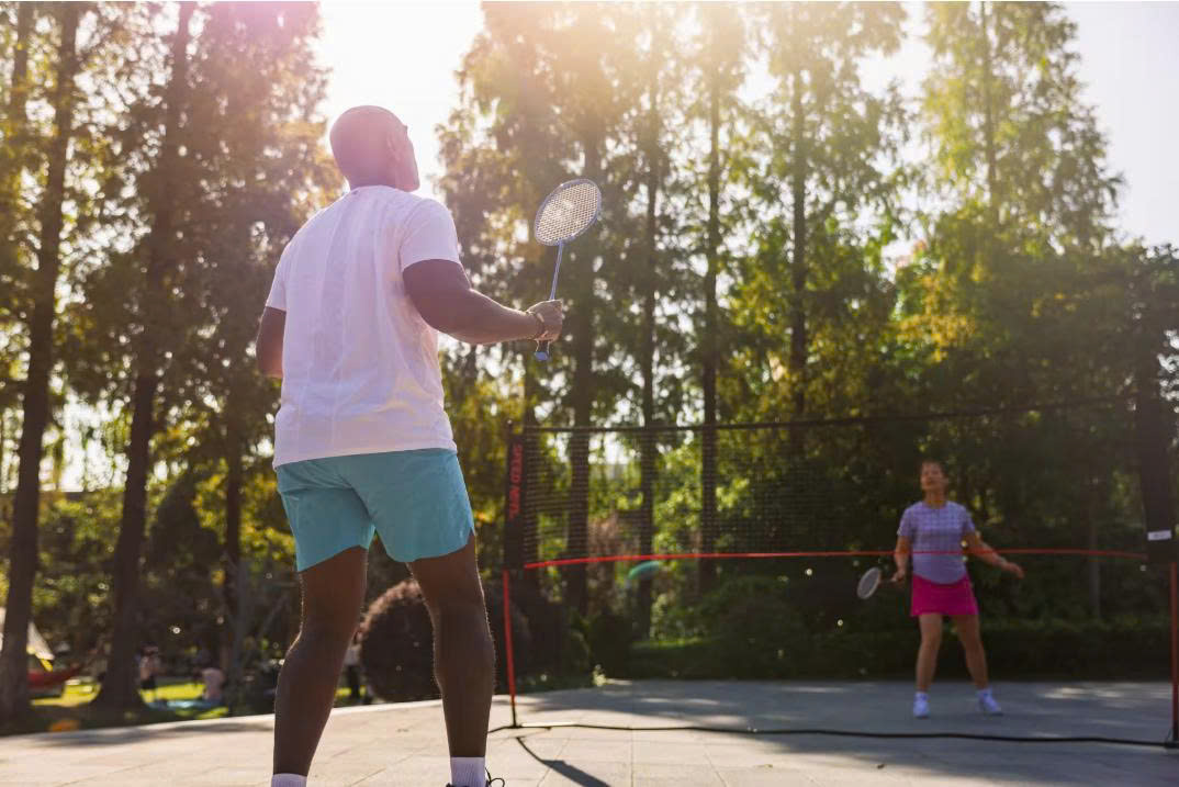 Vợt cầu lông khung nhôm cán thép người lớn nam nữ Unisex BR130 Xanh - MIRILIK HOUSE