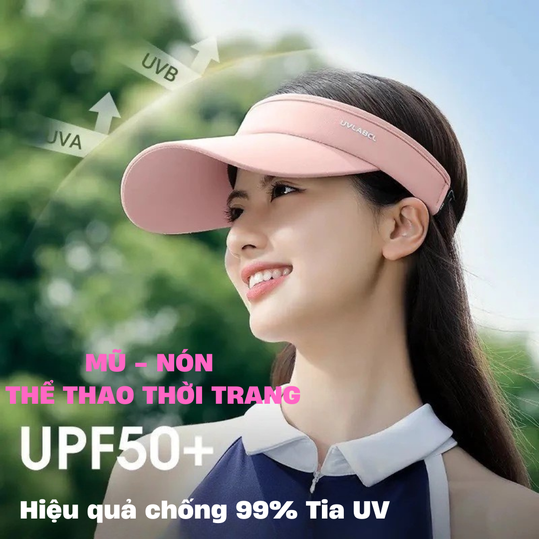 Mũ Thể Thao Thời Trang Unisex Nam Nữ Nón Chống Nắng UPF50+ Pickleball Tennis Golf Chạy Bộ MIRILIK HOUSE