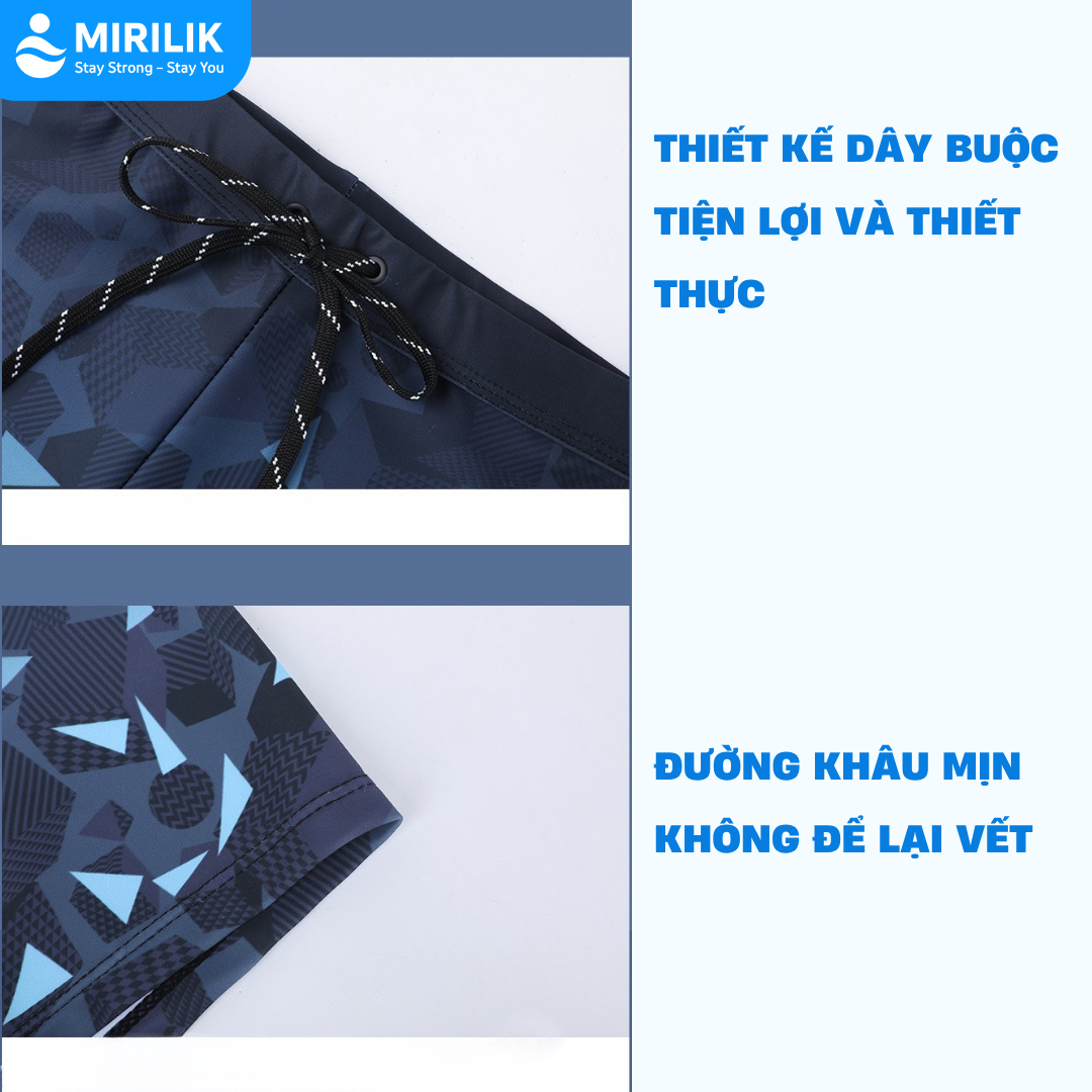 Combo Quần bơi nam + Nón bơi vải hiệu YUKE cao cấp nam tính hợp thời trang YURIPROMAX