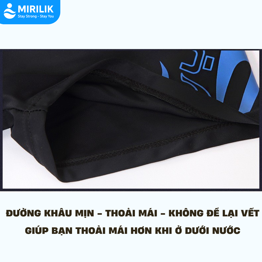 Combo Quần bơi nam + Nón bơi vải hiệu YUKE cao cấp nam tính hợp thời trang YURIPROMAX